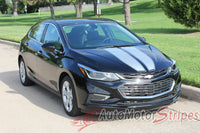 Chevy Cruze Drift Rally Hatchback Hood Racing Stripes Decals Vinyl Graphics 3M Kit