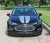 Chevy Cruze Stripes Drift Rally Hatchback Hood Racing Decals Vinyl Graphics 3M Kit