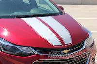 Chevy Cruze Drift Rally Hood Racing Stripes Decals Vinyl Graphics 3M Kit