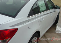 2011-2014 Chevy Cruze Stride Body Line Taper Vinyl Graphic 3M Stripe Kit