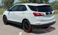 Rear View of Chevy Equinox NOX RALLY Hood Racing Stripes Body Decals 3M Vinyl Graphics Kit