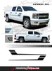 2007-2016 2017 2018 Chevy Silverado Speed XL Truck Side Door Hockey Vinyl Graphics 3M Stripes Kit