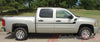 2007-2017 Chevy Silverado Flex Truck Side Door Fender Vinyl Graphic - Passenger View Gloss Black on Gray Paint