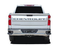 Detailed view of 2019-2026 Chevy Silverado Name Insert Decal Letters for Rear Tailgate 3M Vinyl Graphics Kit