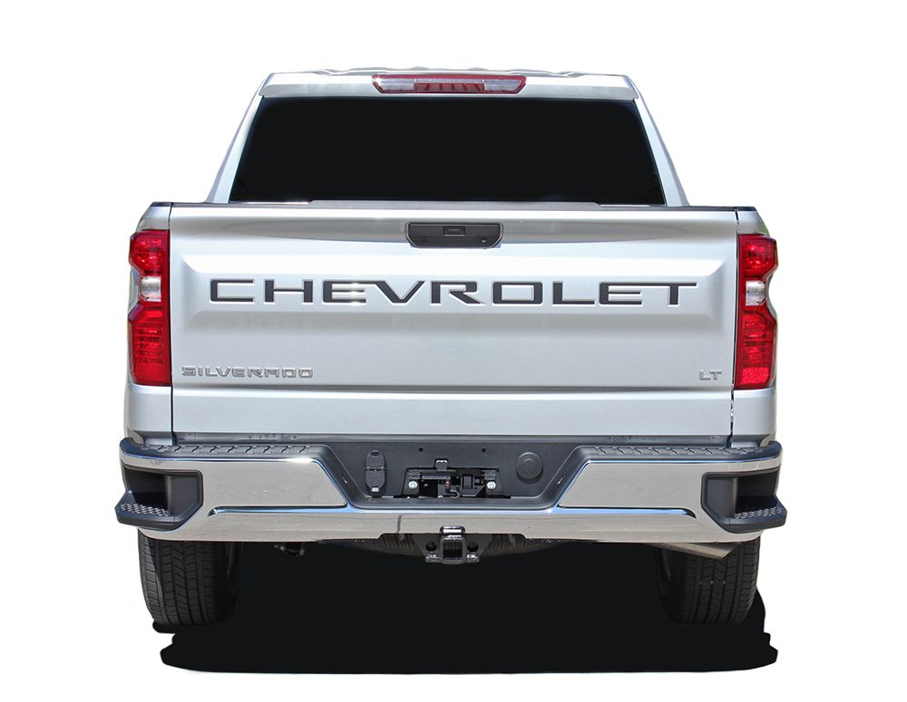 2019 2020 2021 2022 2023 Chevy Silverado Name Insert Decal Letters for Rear Tailgate 3M Vinyl Graphics Kit