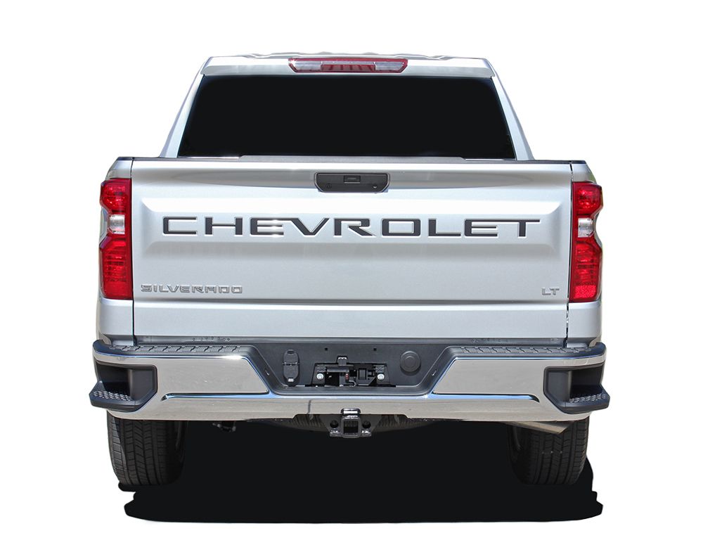 2019-2025 Chevy Silverado Name Insert Decal Letters for Rear Tailgate 3M Vinyl Graphics Kit