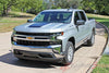 Detailed view of 2019-2026 Chevy Silverado Trail Boss Hood Decal T-BOSS Hood Stripes 3M Vinyl Graphics Kit