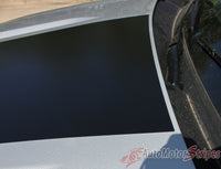 Detailed view of 2019-2026 Chevy Silverado Trail Boss Hood Decal T-BOSS Hood Stripes 3M Vinyl Graphics Kit