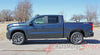Detailed view of 2019-2025  Chevy Silverado Fender Stripes Hood Decals 1500 HASH MARKS Stripe 3M Vinyl Graphics Kit