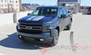 2019 2020 2021 2022 2023 Chevy Silverado Hood Stripes Hood and Tailgate Decal BOW RALLY Stripes 3M Vinyl Graphics Kit