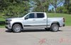 Detailed view of 2019-2026 Chevy Silverado Stripes ROCKER ONE Decals Lower Door Rocker Panel 3M Vinyl Graphics Kit