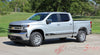 Detailed view of 2019-2026 Chevy Silverado Stripes ROCKER ONE Decals Lower Door Rocker Panel 3M Vinyl Graphics Kit
