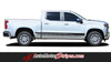 Detailed view of 2019-2025  Chevy Silverado Stripes ROCKER TWO Decals Lower Door Rocker Panel 3M Vinyl Graphics Kit