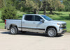 Detailed view of 2019-2025  Chevy Silverado Stripes ROCKER TWO Decals Lower Door Rocker Panel 3M Vinyl Graphics Kit