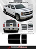 2014-2015 Chevy Silverado 1500 Rally Edition Style Truck Racing Vinyl Graphics 3M Stripes Kit