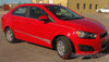 2012-2016 Chevy Sonic Flare Hood Graphics and Side Lower Rocker Panel - Passenger Side View