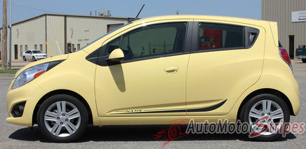 2013-2016 Chevy Spark Arc Lower Rocker Panel Side Door Vinyl Graphics 3M Stripes Kit