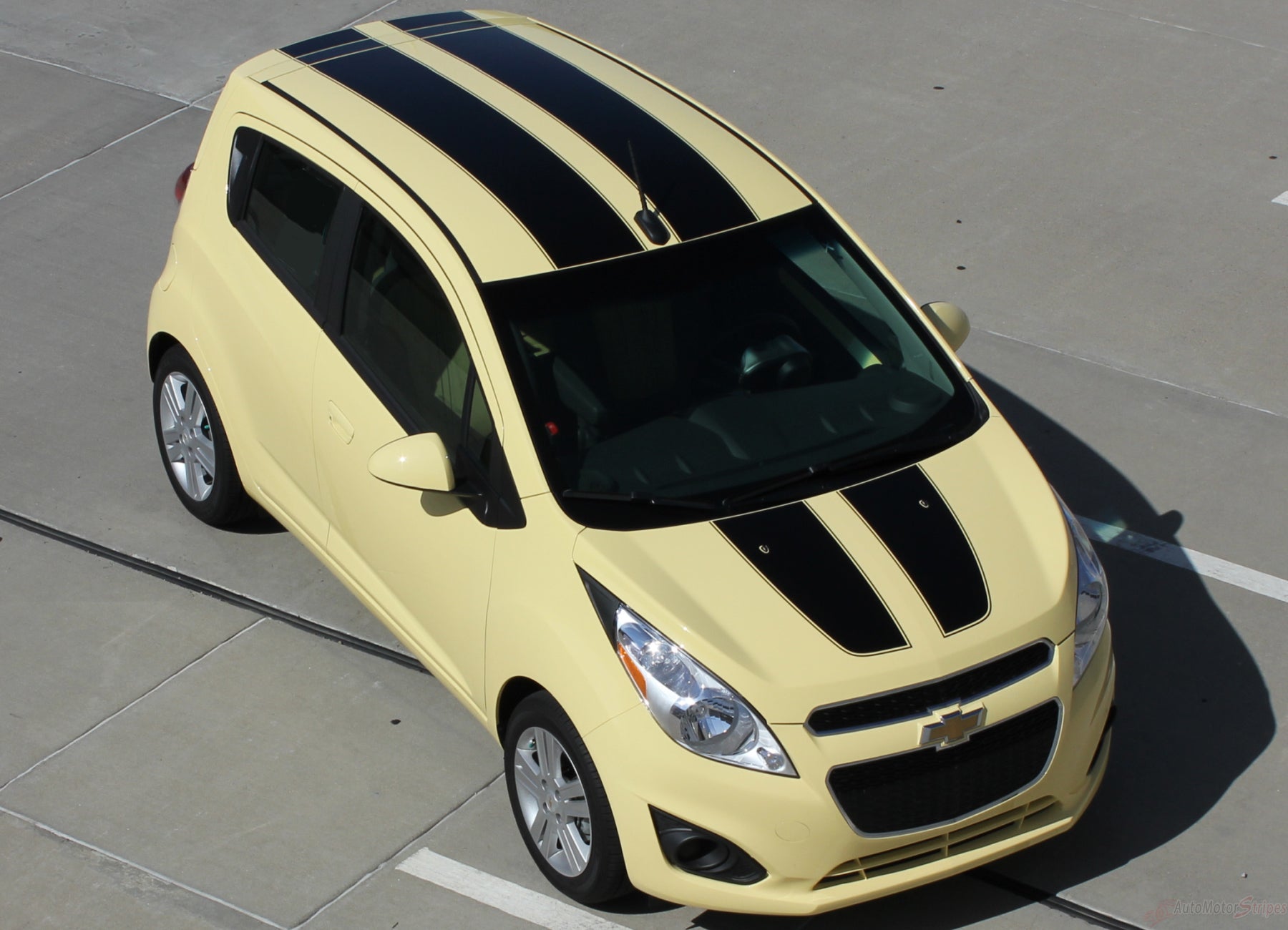 2013-2016 Chevy Spark Racing Stripes Rally Hood Decals Vinyl Graphics ...