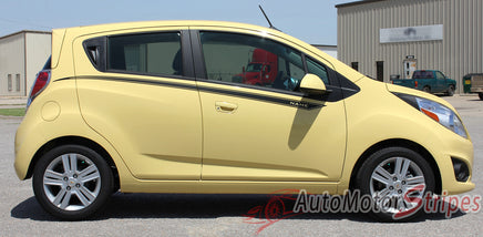 2013-2016 Chevy Spark Over Upper Door Accent Striping Door Vinyl Graphics 3M Stripes Kit