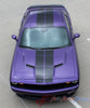 2008-2021 2022 2023 Dodge Challenger Pulse Rally Racing Stripes Strobe Style 10 inch Vinyl Graphics Striping Decal Kit