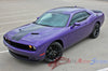 2008-2021 2022 2023 Dodge Challenger Pulse Rally Racing Stripes Strobe Style 10 inch Vinyl Graphics Striping Decal Package