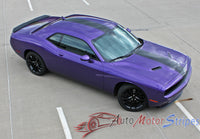 Detailed view of 2015-2023 2023 Dodge Challenger Finish Line Mopar Factory Style Redline Rallye Center Racing Vinyl Graphics