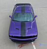 Detailed view of 2015-2023 2023 Dodge Challenger Finish Line Mopar Factory Style Redline Rallye Center Racing Vinyl Graphics