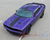 Detailed view of 2015-2023 2023 Dodge Challenger Finish Line Mopar Factory Style Redline Rallye Center Racing Vinyl Graphics