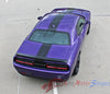 Detailed view of 2015-2023 2023 Dodge Challenger Finish Line Mopar Factory Style Redline Rallye Center Racing Vinyl Graphics
