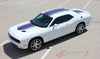2015 2016 2017 Dodge Challenger Shaker Mopar Factory OEM Style Hood Roof Trunk Rally Vinyl Graphics - Front Side Driver View