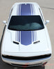 Detailed view of 2015-2023 2023 Dodge Challenger Shaker Mopar Factory OEM Style Hood Roof Trunk Rally Vinyl Graphics - Front Top View