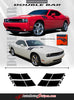 2008-2018 2019 2020 2021 2022 2023 Dodge Challenger Hash Marks Double Bar Mopar Factory Style Vinyl Graphics 3M Decals