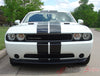 2008-2014 Dodge Challenger Rally Stripes Mopar Factory Rallye Style 10 inch Racing Vinyl Graphics - Front View