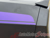 Detailed view of 2011-2023 Dodge Challenger Duster Mopar Factory Style Strobe Vinyl Graphics Stripes 3M Decals Package