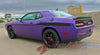 2008-2021 2022 2023 2020 Dodge Challenger Roadline Side Stripe Side Door Panel Body Line Vinyl Graphics Stripe Package - Side Driver Rear View