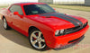 2008-2014 Dodge Challenger Split Hood Mopar Factory Style Vinyl Graphics - Passenger Side Hood View