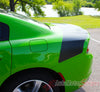 Detailed view of 2015-2023 Dodge Charger Tailband Daytona Hemi Vinyl Decklid Trunk Rally Stripes 3M Graphic Decal R/T SRT 392 Hellcat Mopar Kit - without Spoiler