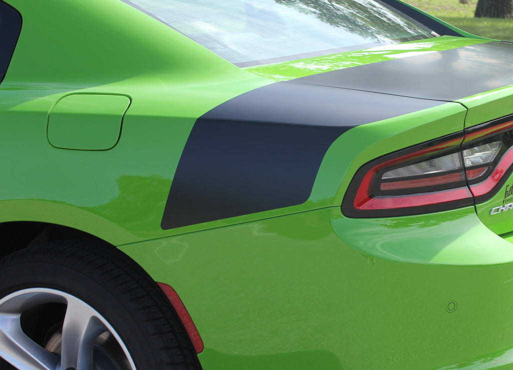 2015-2023 Dodge Charger Tailband Daytona Hemi Vinyl Decklid Trunk Rally Stripes 3M Graphic Decal R/T SRT 392 Hellcat Mopar Style Kit