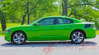 Dodge Charger Tailband Daytona Hemi Vinyl Decklid Trunk Rally Stripes 3M Graphic Decal R/T SRT 392 Hellcat Mopar Kit - without Spoiler