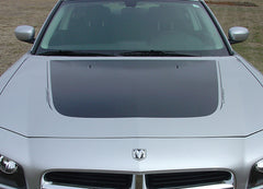 2006-2010 Dodge Charger Chargin 2 Hood Rear Quarter Trunk Blackout Vinyl Stripes 3M Decals Kit