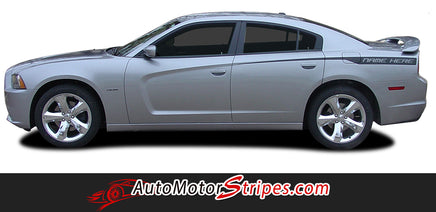 2011-2014 Dodge Charger Recharge Quarter Panels Mopar Style Vinyl Graphics 3M Decals