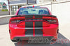 Dodge Charger N-Charge Rally 15 Factory Quality Mopar Style Vinyl Racing Stripes 3M Graphic Kit - Rear Bumper and Deck Lid View