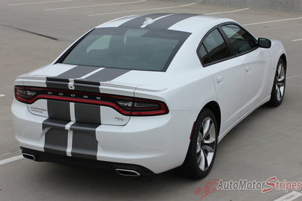 2015-2017 Dodge Charger N-Charge Rally Factory Quality Mopar Style Vinyl Racing Stripes 3M Graphic Kit