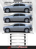 2011-2014 Dodge Charger Recharge Hockey Solid Quarter Panel Mopar Style Vinyl Graphics 3M Decals- Choose From an Assortment of Matte Black Silver Colors