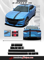 2015-2023 Dodge Charger E-Rally Euro Style Vinyl Graphics Racing Stripes Kit 3M Factory Quality