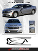 2015 2016 2017 2018 2019 2020 2021 2022 2023 Dodge Charger C-Stripe Combo Hood and Door Sides Mopar Style Vinyl Graphics Stripes 3M Kit