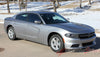 2015 2016 Dodge Charger Rive Hood Spear and Rear Quarter Panel Mopar Style Vinyl Graphics 3M Stripes Kit