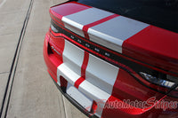 2013-2016 Dodge Dart Rally Mopar Style Dual Hood Racing Stripes Vinyl Graphics 3M Striping