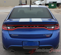 2013-2016 Dodge Dart Sprint Rally Mopar Style Hood Trunk Racing Stripes Vinyl Graphics 3M Striping