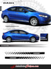 2013-2016 Dodge Dart Dash Mopar Style Side Door Lower Rocker Panel Vinyl Graphics 3M Stripes